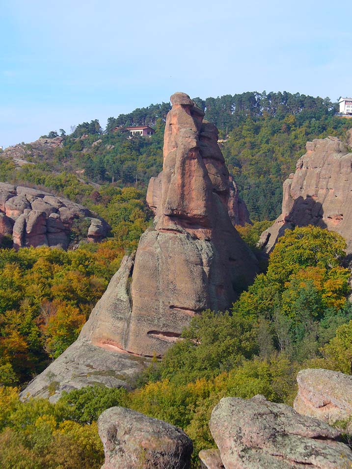 Klettern an Riesenweib und Riese aus dem Kletterführer Paules Kletterbibel Belogradtschik