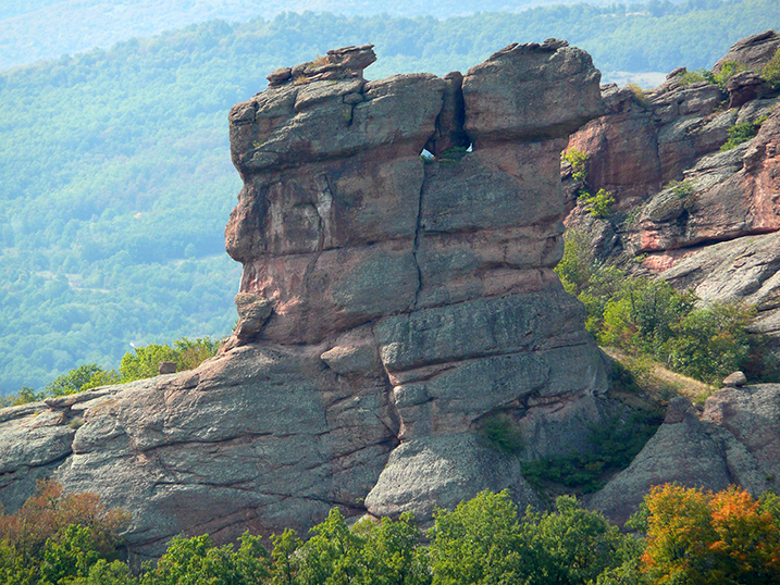 Säule der Zyklopen im Teilgebiet Tschiflik aus dem Kletterführer Paules Kletterbibel Belogradtschik