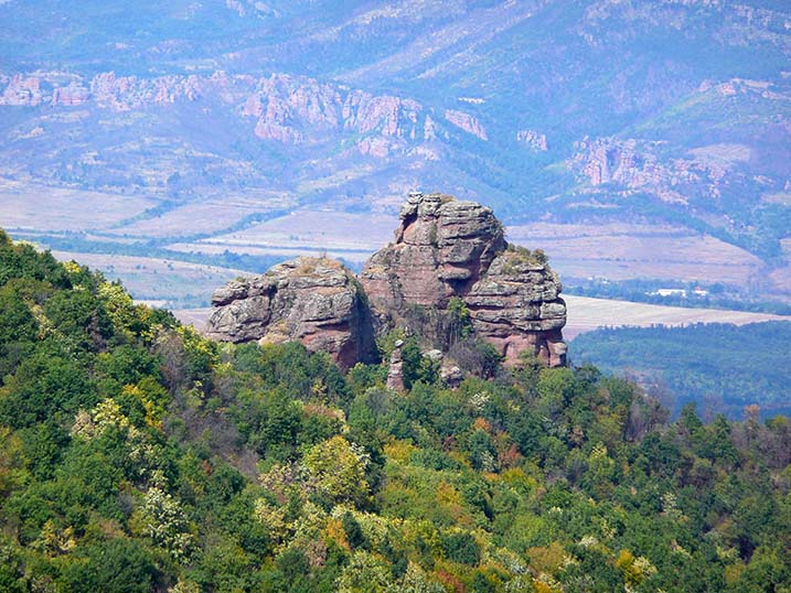 Klettern am Spitzen Stein aus dem Kletterführer Paules Kletterbibel Belogradtschik