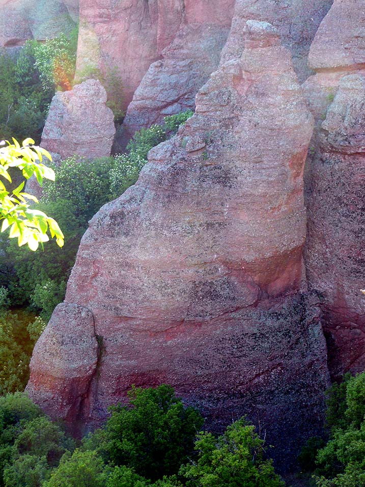 Klettergipfel Gipfel aus dem Kletterführer Paules Kletterbibel Belogradtschik